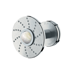 Boutons de manchette disque gris