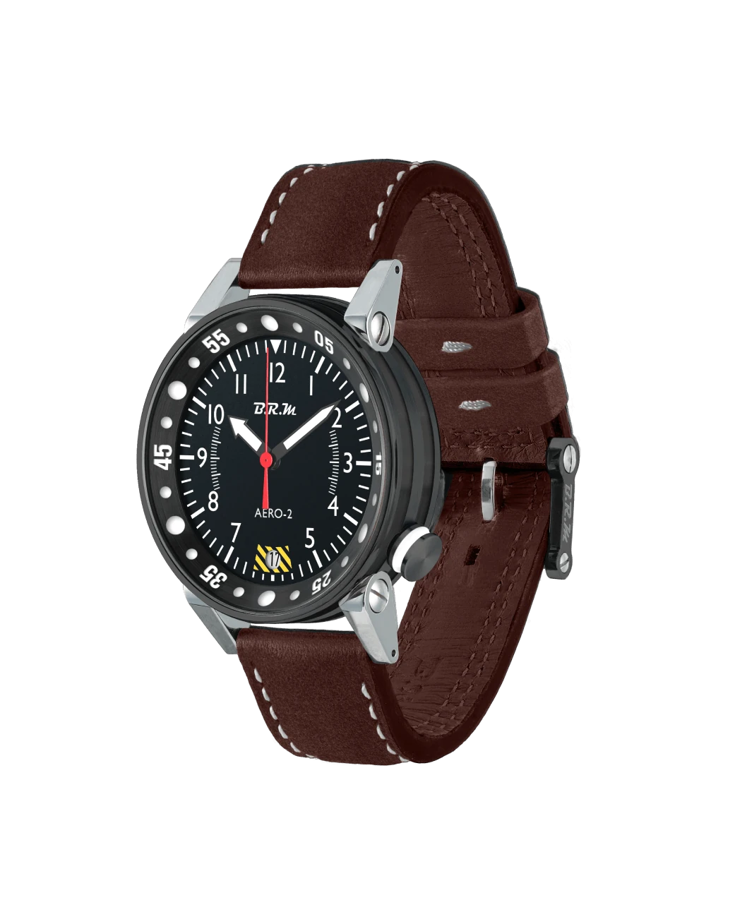 Montre Bracelet AVION AP110WP – Quartz, Boîtier Acier, Bracelet Tissu Noir – Unisexe – étanche 50m