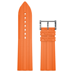 Bracelet caoutchouc orange