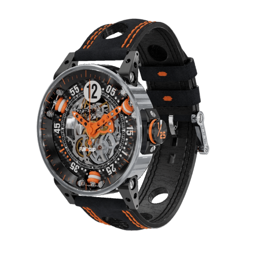 V6-44-SA Red Skeleton - BRM Chronographes