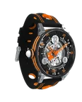 GF6-44-SA Squelette Noir Orange