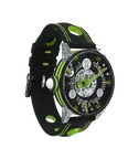 GF7-38-SA Squelette Noir Vert pomme