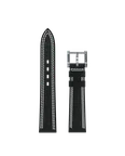 Black Hypalon strap white double stitching
