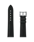 黑色Alcantara®表带，黑色双缝线